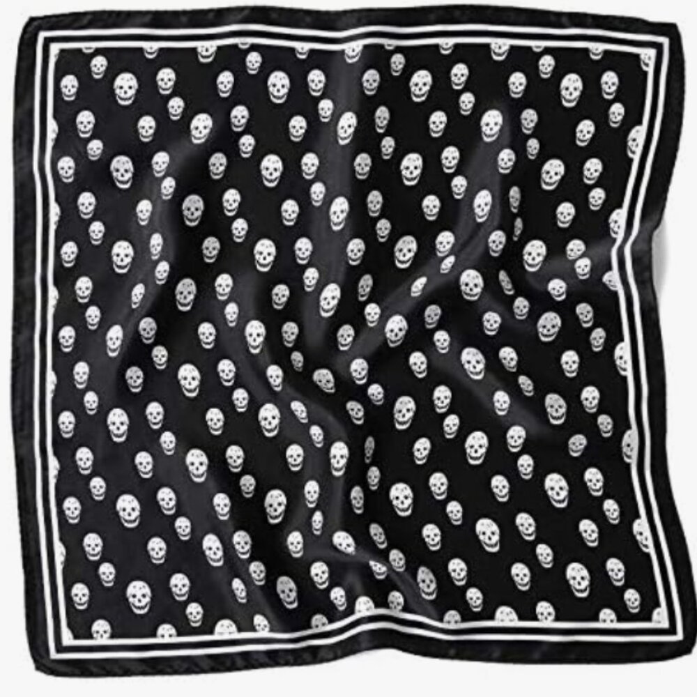 100% Real Mulberry Silk Scarf – Headscarf, Neck Scarf & Hair Wrap for Women